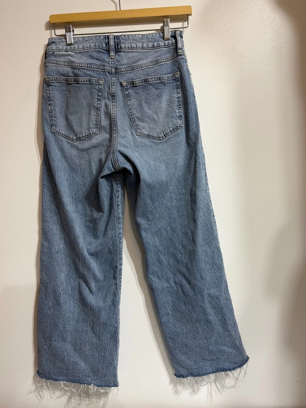 J.Crew Curvy Wide-Leg Crop denim jeans versatile medium wash size 26